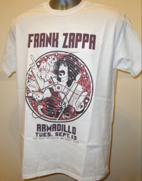 Frank Zappa Armadillo Texas Poster T-Shirt Rock Musik Mothers Of Invention T155 - Bild 1 von 1