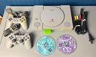 Sony Playstation PS1 Console , 2 Controllers, OEM Cables And Star Ocean