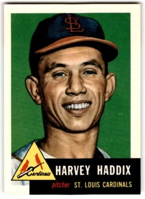1991 Topps Archives 1953 Harvey Haddix St. Louis Cardinals #273 - Image 1 of 2