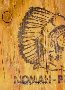 Vintage Chief Multnomah Logo Multnomah Plywood Mill Nomah-Ply Artifact 1950s - Picture 1 of 10
