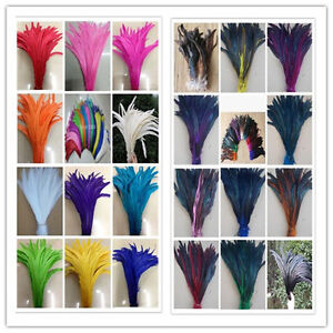 Wholesale 10-100 Pcs Belle ROOSTER Feather 10-12 in variété de couleurs