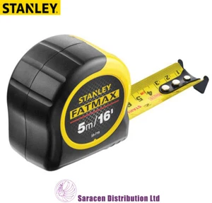 STANLEY® FATMAX™ BLADE ARMOR TAPE MEASURE 5M/16' METRIC/IMPERIAL - 0-33-719 - Picture 1 of 1