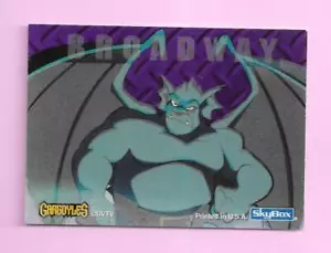 Gargoyles II SkyBox 1995 scheda decalcomania bagliore statica 5 Broadway - Foto 1 di 2