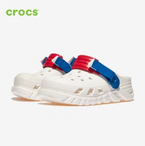 NEU CROCS DUET MAX II CLOG CRS208776 WEISS/BLAU/ROT UNISEX GRÖSSE - Bild 1 von 4