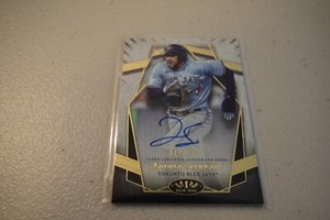 2022 Topps Tier One - George Springer - On Card Auto /199 - Toronto Blue Jays 