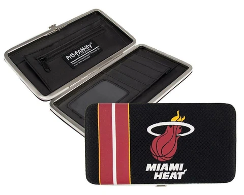 Miami Heat Shell Mesh Wallet [NEW] NBA ID Holder Money Cash Card Purse Cover