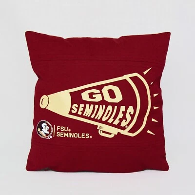 Florida State University Seminoles FSU Decorative Pillow 12"x12" - Image 1 of 4