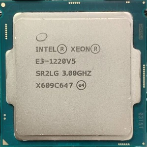 Intel Xeon E3-1220 V5 3.0GHz 4-Core 8MB LGA 1151 80W SR2LG CPU Processor - Picture 1 of 2