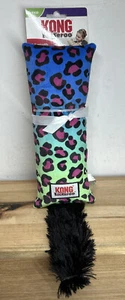 NWT KONG KICKEROO CAT TOY WITH CATNIP Multi Colored Cheetah Animal Print - Picture 1 of 7