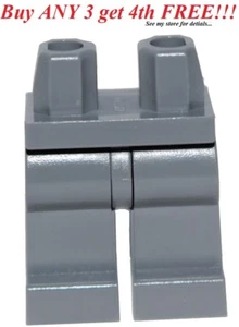 ☀️NUEVO Lego Piernas Pantalones Liso Oscuro Gris Azulado Star War Minifigura - Imagen 1 de 3