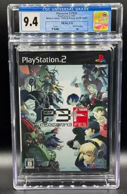 Persona 3 FES Sony PlayStation 2 PS2 JP Version Sealed New CGC 9.4 A+ Graded - Image 1 of 2
