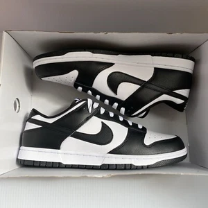 Nike Dunk Low ID Trainers Shoes Panda Size UK10.5 US11.5 EU45.5 D07413-991 NEW - Picture 1 of 8