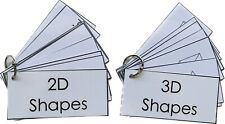 Educational Learning Resource Activity 2D & 3D Shape Rings