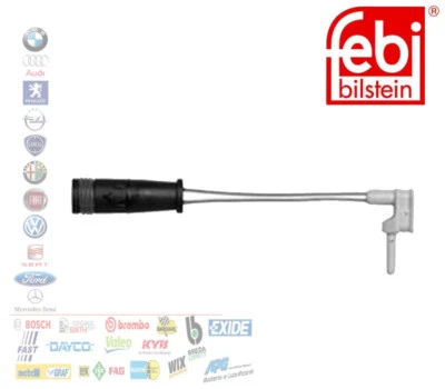SENSORE USURA PASTIGLIE FRENO MERCEDES CLASSE A B C E CLK CLS SLK GLK FEBI 19186 - Immagine 1 di 3