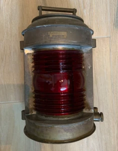 Vintage Brass Perko Starboard Running Light 12" - Picture 1 of 8