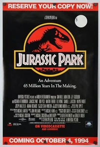 Jurassic Park - Original Filmplakat - 1994 - Video - - Bild 1 von 1