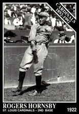 1992 Conlon Collection TSN Rogers Hornsby St. Louis Cardinals #622