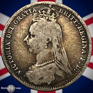 Great Britain 1891 Six Pence GB2749 - Picture 1 of 2