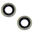 For Renault Fluence Extra Espace Clio Captur 86-On Oil Drain Sump Plug Washer X2