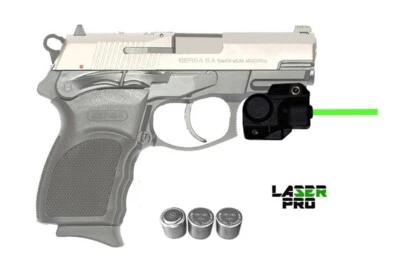 LASERPRO Green Laser fits Bersa TPR9 TPR9C Thunder Pro UC Pro BP9CC BP40CC BP380CC rails