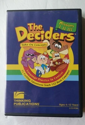 The Deciders: Take On Concepts - Missions I. II. III (Ages 4-10 on 3 CD-ROMs) - Image 1 of 3