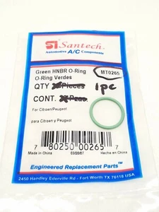 MT0265 Santech Industries 16mm Std Hose Fitting Green HNBR O-ring - Qty. 1 Piece - Picture 1 of 1