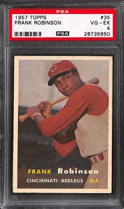 1957 TOPPS #35 FRANK ROBINSON PSA 4 26735850