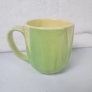 TERRASSE KERAMIK MAIZEWARE 12 UNZEN Becher Tasse grüne Schale & gelber Mais EUC Hergestellt in den USA - Bild 1 von 9