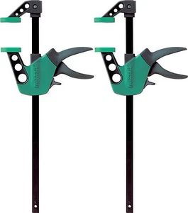 2 x Wolfcraft Einhandzwinge „Easy Mufix“ Automatik Einhand Zwinge 40 - 110 mm - Bild 1 von 1