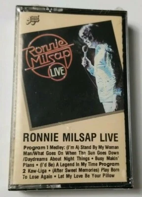Ronnie Milsap Live Cassette Tape 1987 RCA Ariola International - Image 1 of 3