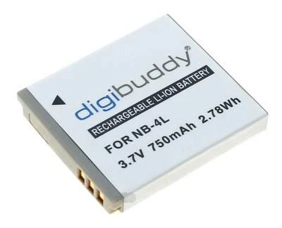 Li-Ion Akku für Canon NB-4L / Passend z.B. für Digital Ixus 30, 40, 50 u.a. - Bild 1 von 2