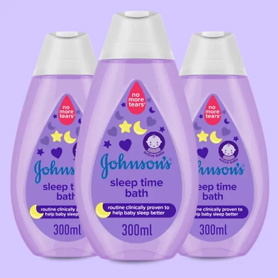 Xampu Johnsons Sweet Dreams Baby, sem lavanda, fl oz 10,14 (pacote com 3) - Imagem 1 de 4