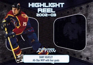 DANY HEATLEY, ATLANTA THRASHERS, RARE NHL 2003-04 ITG 'HIGHLIGHT REEL' CARD. - Picture 1 of 1