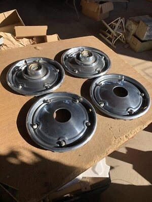 1969-1972 Chevrolet, Suburban, Blazer, K10,K20 Factory 15", 4x4 Hubcaps Set of 4 - Image 1 of 4