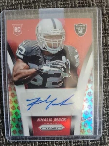 2014 Prizm Khalil Mack Rookie Auto Autograph NFL Shield Variation 12 /25 AR-KM - Picture 1 of 2
