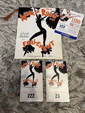 The Moulin Rouge Programme 1978 with Table Number Cards/Tickets Lisette Malidor