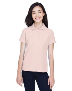 Harriton Ladies Blend-Tek™ Polo - Blush - Size Large - Picture 1 of 7