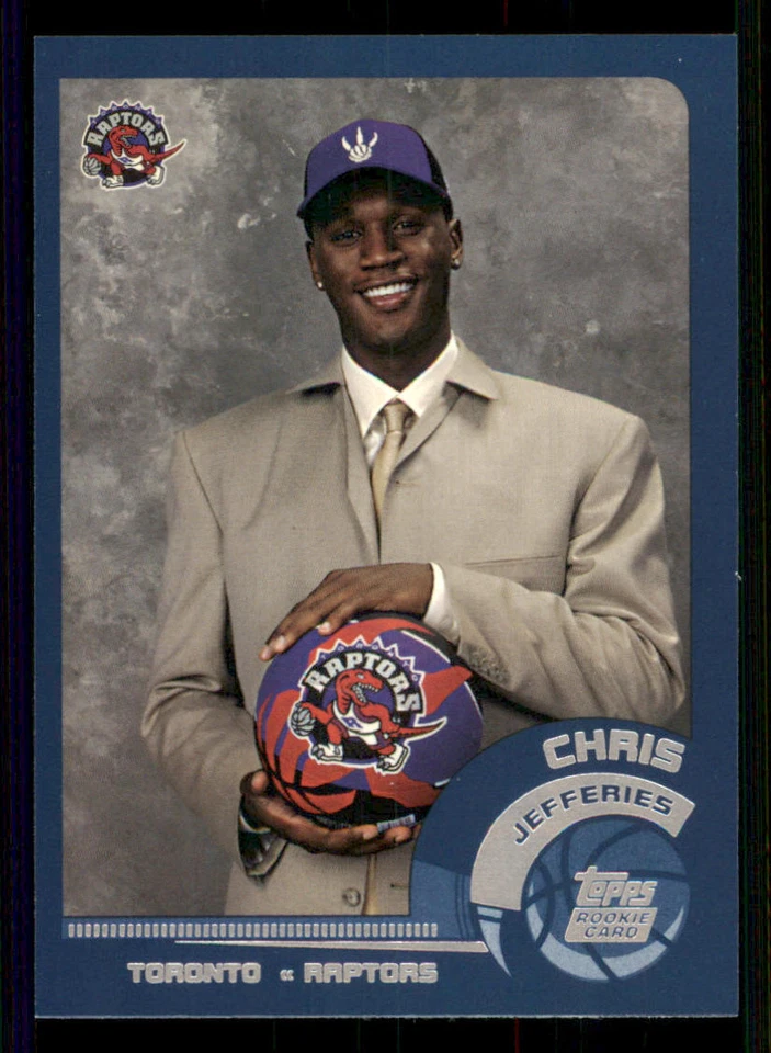 2002-03 Topps #210 Chris Jefferies ERR RC/Photo of Kareem Rush - Image 1 of 2