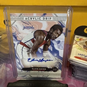 Elvin Hayes Auto 2024 Topps Motif Acrylic Drip /99 Wizards HOF - Picture 1 of 3