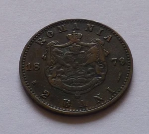 Rumania 2 Bani 1879 - Imagen 1 de 2