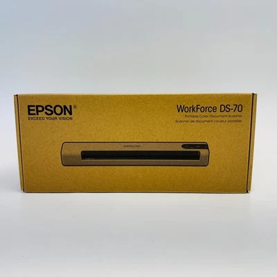 Epson WorkForce DS-70 Mobile USB Document Scanner Portable Business Imaging - Image 1 of 4
