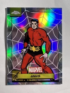 2024 Topps Chrome Marvel Unus Spider-Web Refractor 139/399 - Picture 1 of 2