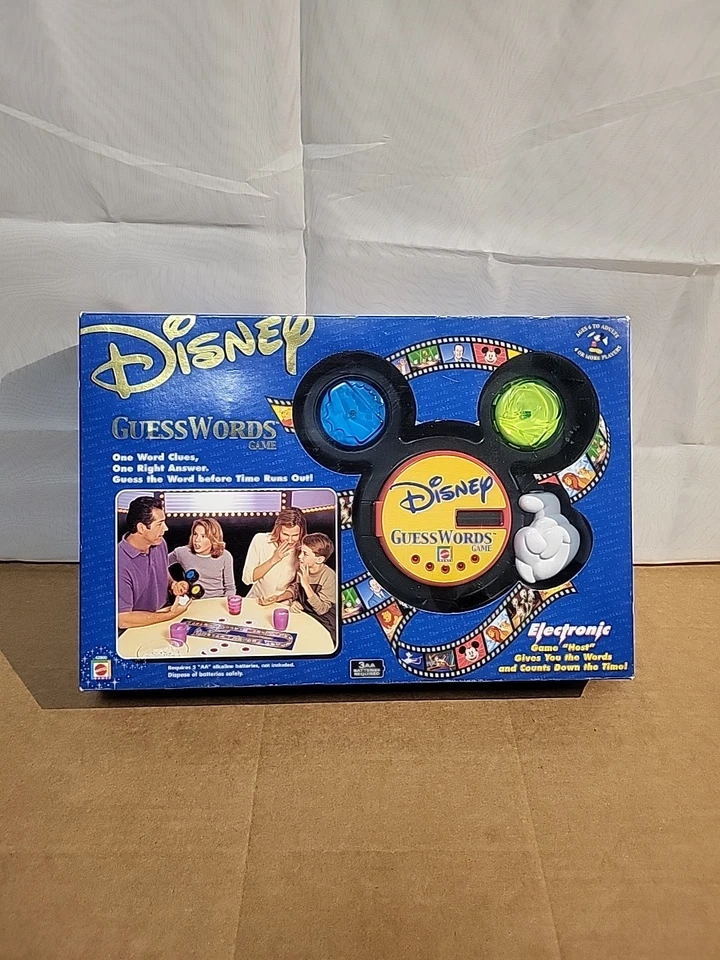 Vintage Disney GuessWords Electronic Game Tested & Works - Image 1 of 4