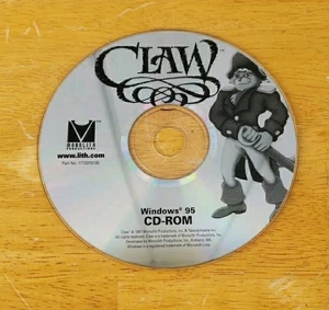Claw PC DVD Game Ver. 1.2 Windows 95 Monolith Vintage 1997 Rare (CD ONLY) - Picture 1 of 3