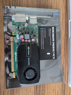 Dell Nvidia Quadro 600, GDDR3, Display Port, DVI, 04J2NX, - Image 1 of 4
