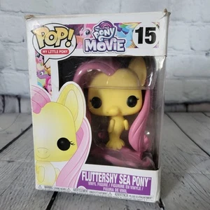 Funko Pop My Little Pony Movie Fluttershy Sea Pony Vinyl Figure #15 Damaged  Box - Picture 1 of 9