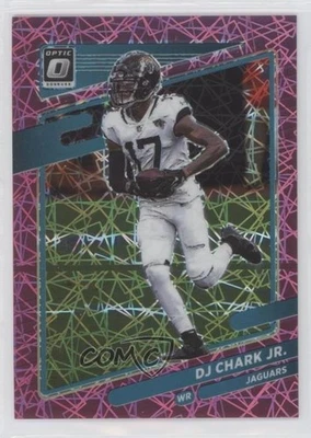 2021 Panini Donruss Optic Pink Velocity Prizm /79 DJ Chark Jr #114 - Image 1 of 2