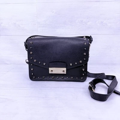 Furla Julia Studded Metropolis Leather Crossbody Bag Small Saffiano Leather - Image 1 of 4