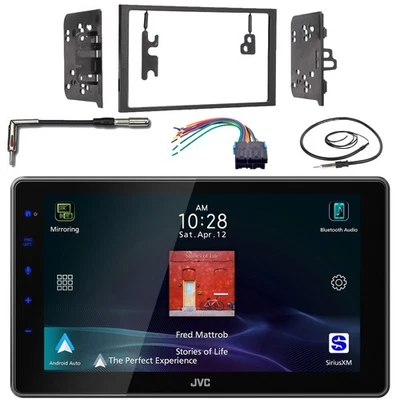 JVC KW-Z900W Single-DIN Apple CarPlay Receptor, Kit, Adaptador, Arnés, Antena Foto 1 de 4
