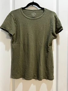 "Tee J Crew Green Studio grande manga corta cuello redondo axila a axila 19""" - Imagen 1 de 6